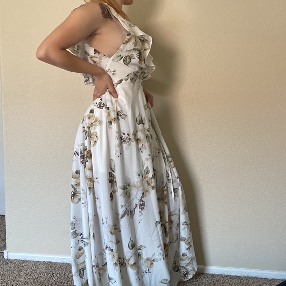 Lilyful Floral Wrap Dress - Picture 3 of 4